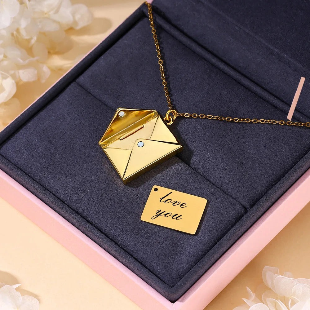 I love You💖 Love Letter Necklace