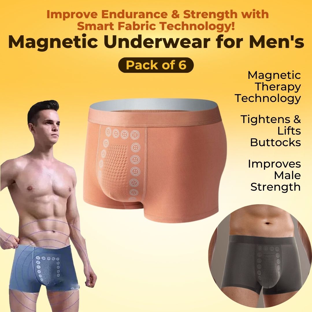 High Quality Comfortable Imported Fabric Underwear for Men's - Pack Of 6