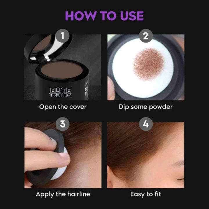 ELITEPRO™ Hairline Shadow Powder- Works With every skin type: No Harm to your scalp