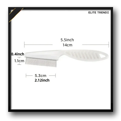 ELITE PET FLEA COMB- SAVE YOUR PETS FROM HARMFUL DISEASES CAUSED BY TICKS , PESTS , FOOD LEFTOVERS ETC.