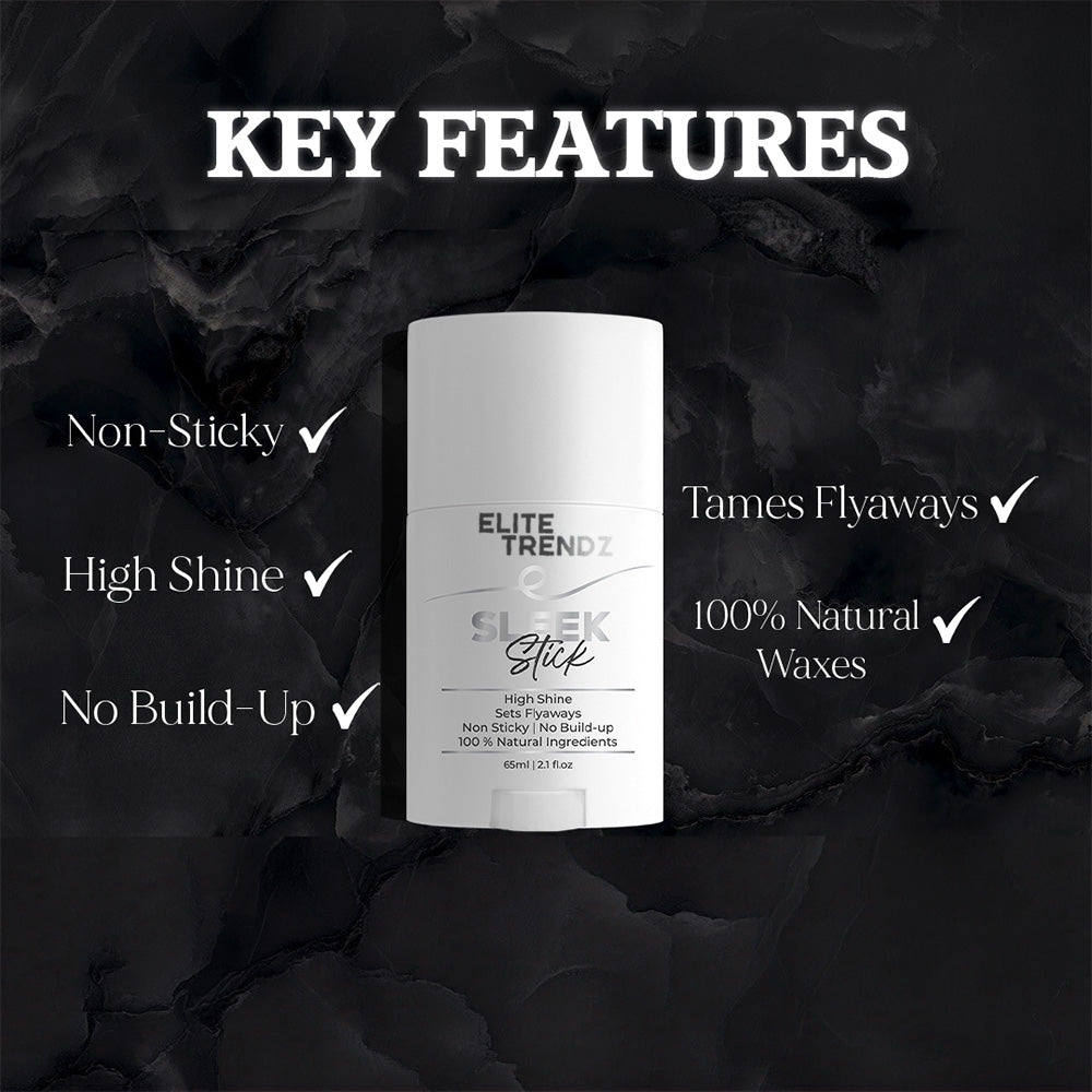 ELITEPRO™ Hair Sleek Stick | Non-Greasy Hair Wax Stick for Men and Women, Strong Hold Wax Stick for Hair Women, Baby Hair Fixer Women, Hair Stick for Frizzy Hair