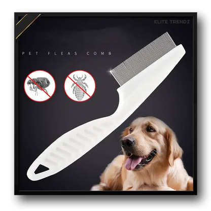 ELITE PET FLEA COMB- SAVE YOUR PETS FROM HARMFUL DISEASES CAUSED BY TICKS , PESTS , FOOD LEFTOVERS ETC.