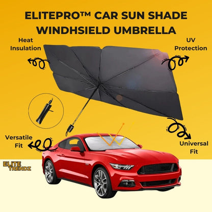 ELITEPRO™ CAR SUN SHADE WINDHSIELD UMBRELLA: Keep Your Car Cool & Protected