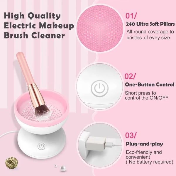 ELITEPRO™ Electric Makeup Brush Cleaner Machine