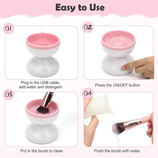 ELITEPRO™ Electric Makeup Brush Cleaner Machine