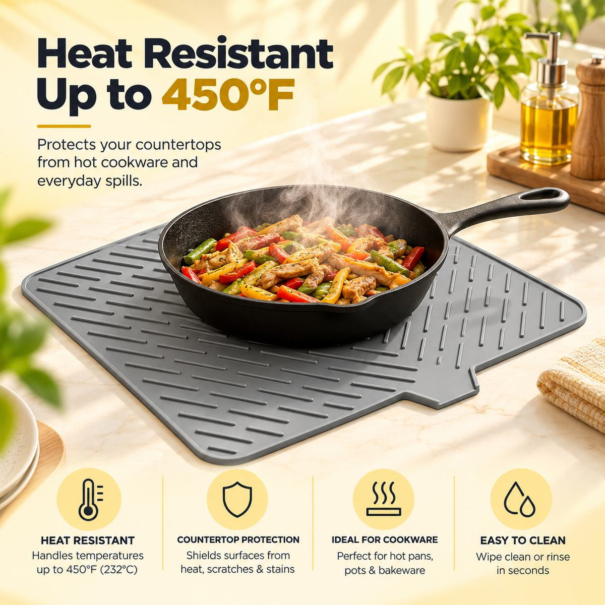 Elite Silicone Kitchen Drying Mat